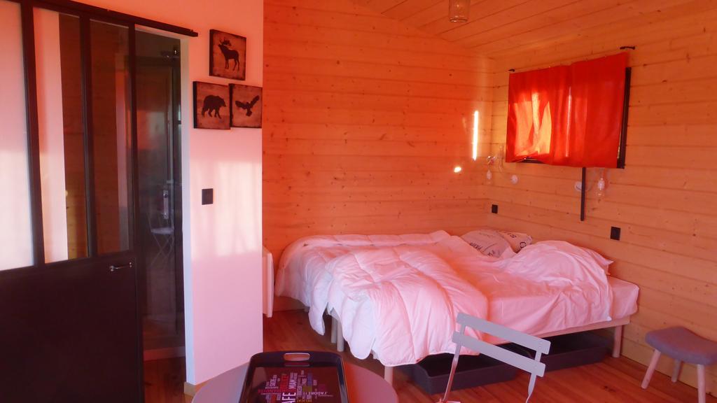 La Cabane Perchee Du Faucon Frechou-Frechet Exteriör bild