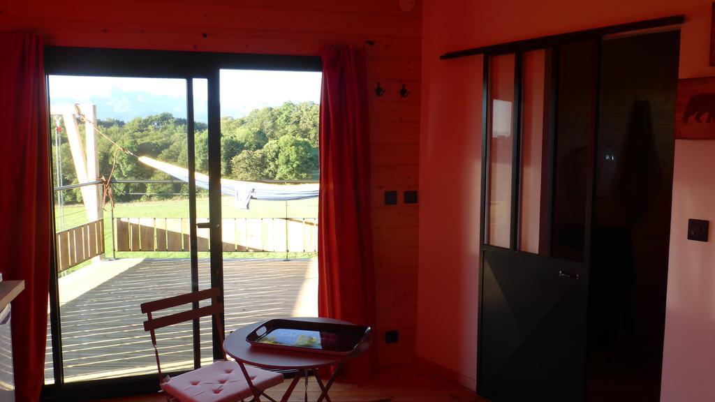La Cabane Perchee Du Faucon Frechou-Frechet Exteriör bild